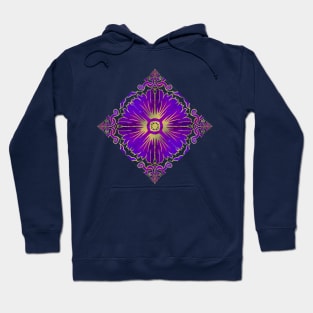 Azulejo - Portuguese Tile Purple Hoodie